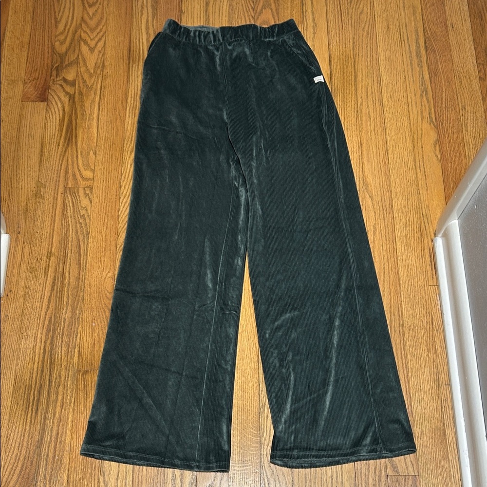 Vuori Forest Green Velour Pants
